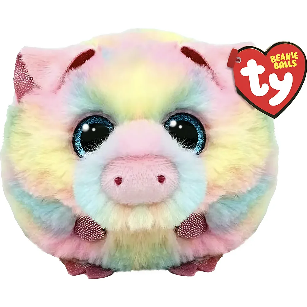 meinspielzeug - Ty Puffies Pigasso das Schwein 10cm | Bauernhoftiere