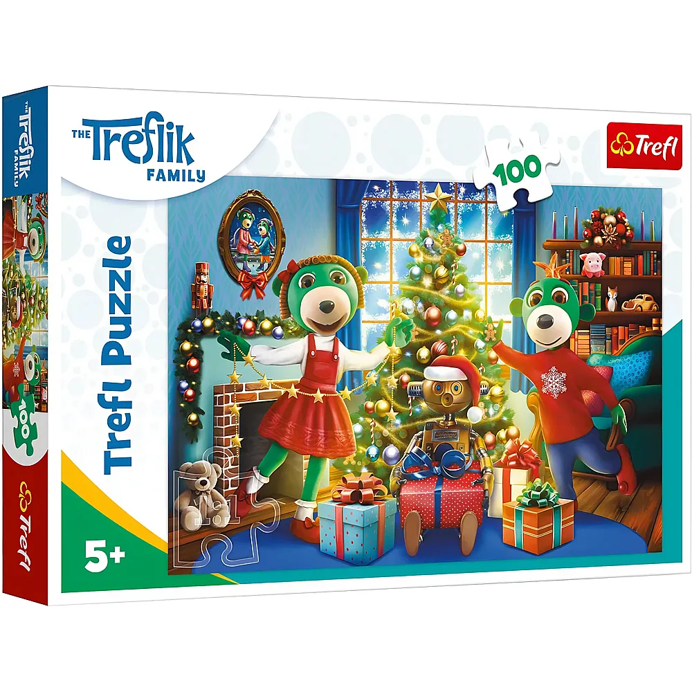 Puzzle The Treflik Family an Weihnachten 100Teile