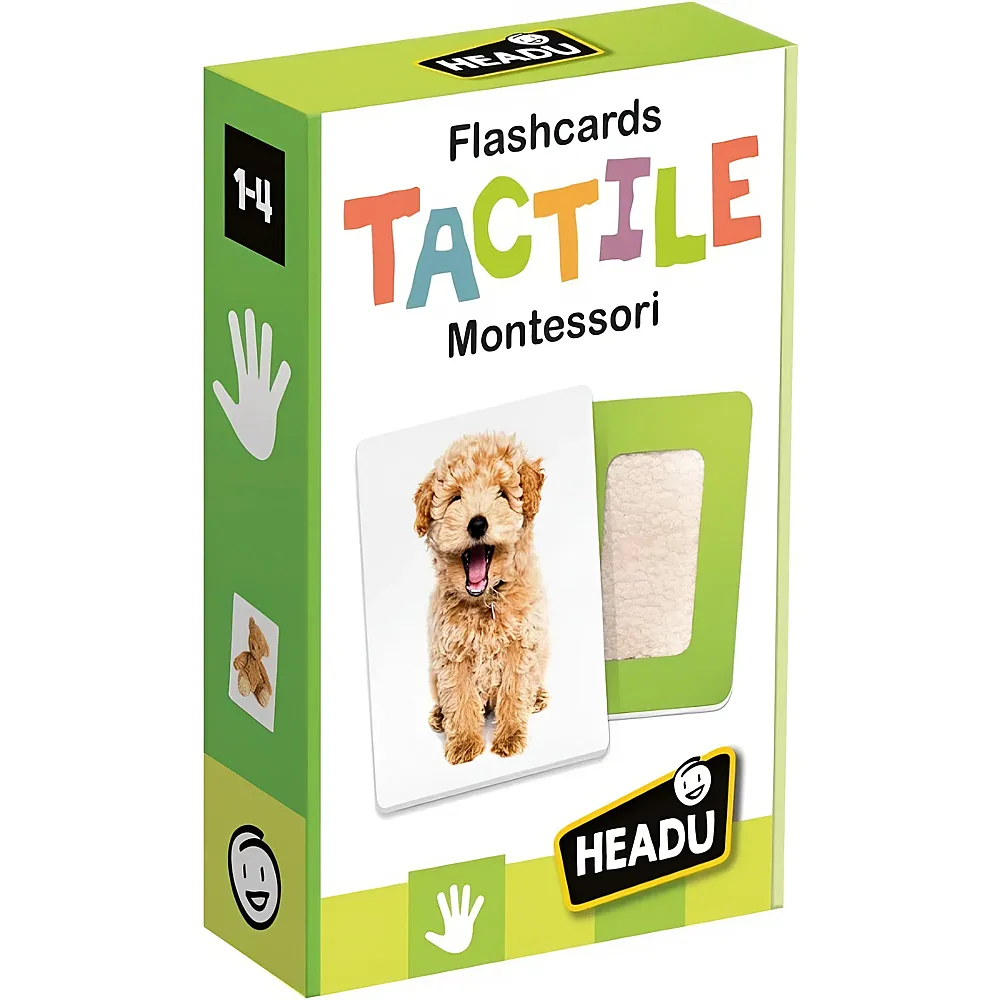 Headu Flashcards Taktiles Montessori-Memospiel