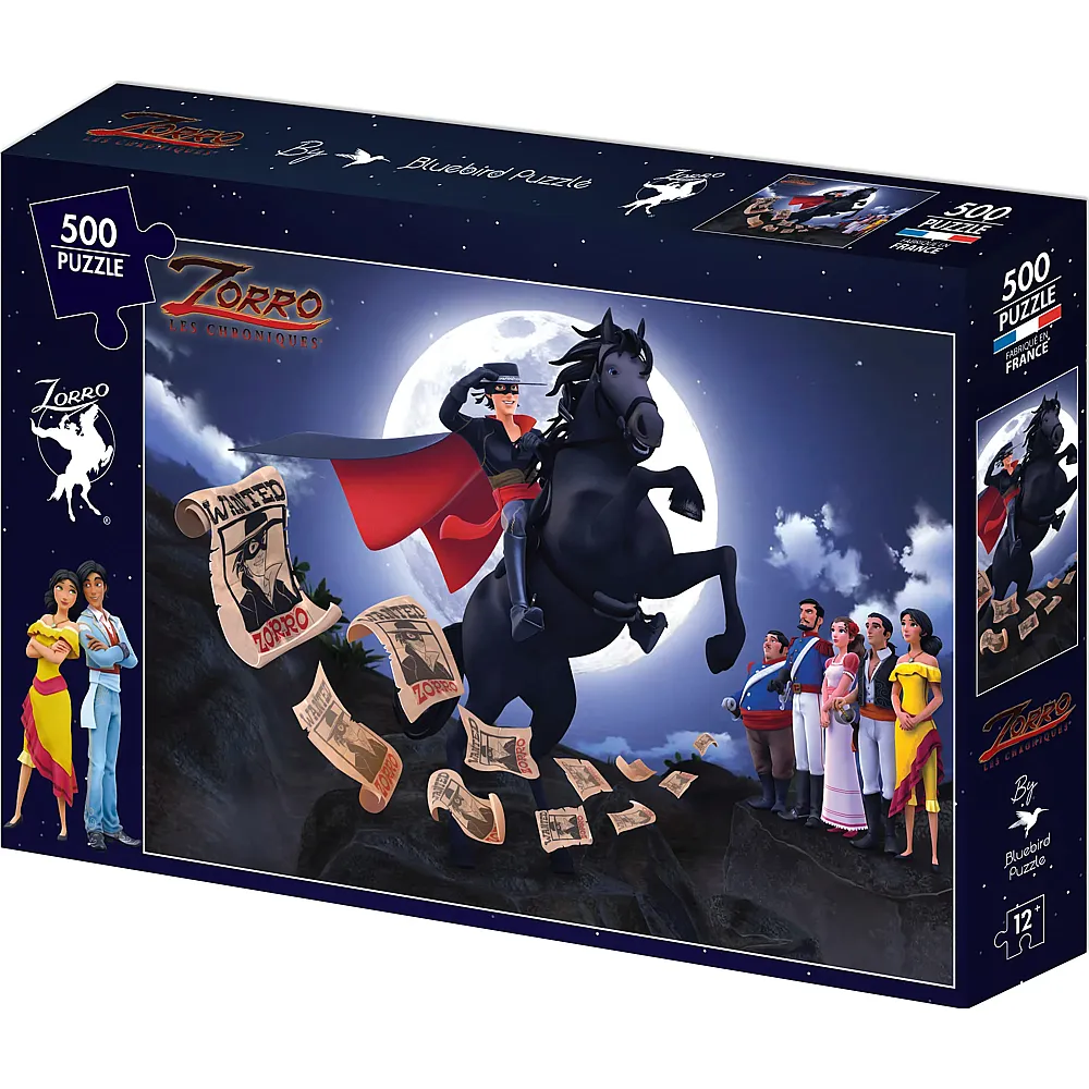 Bluebird Puzzle Zorro - 500 Teile