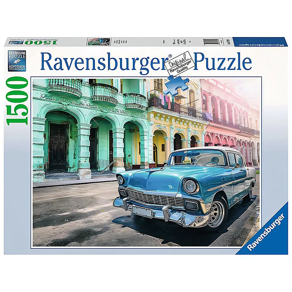 Ravensburger Puzzle Cuba Cars 1500Teile