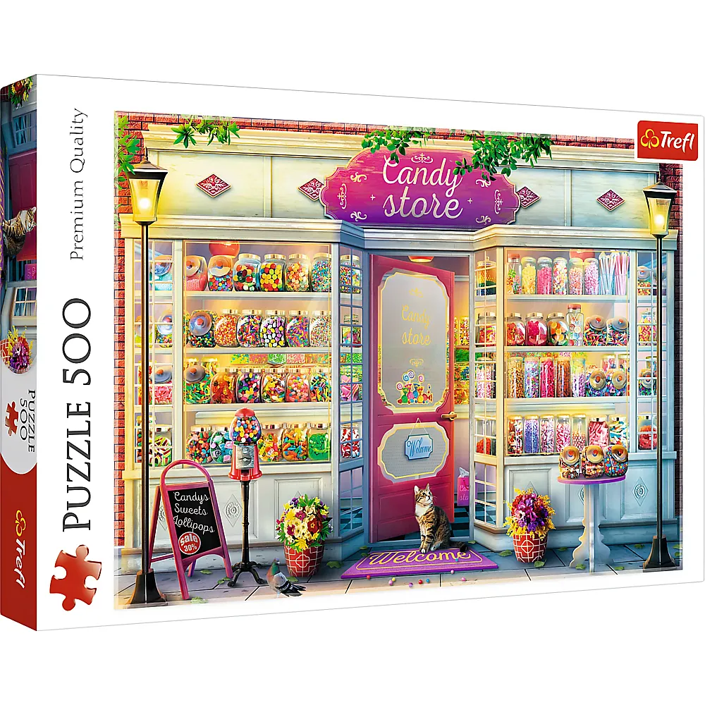 Trefl Puzzle Der S�ssigkeitenladen - 500 Teile