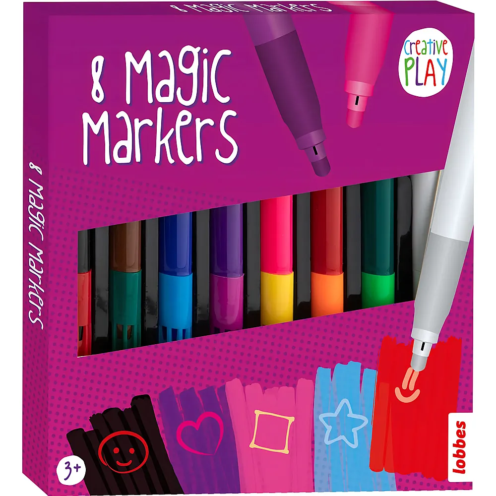Lobbes Magical Magic Pens - 8 Teile