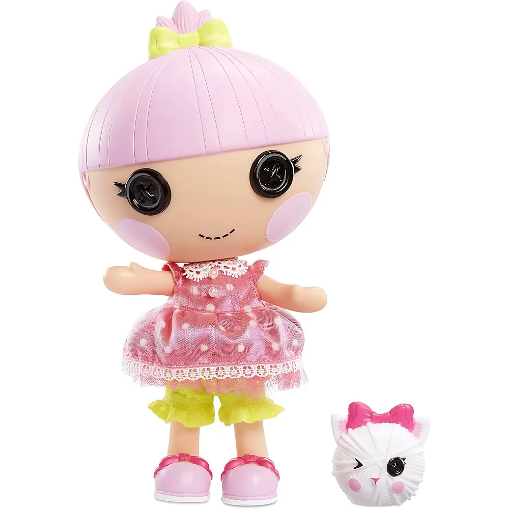 Lalaloopsy Littles Puppe - Trinket Sparkles mit Wollk�tzchen - 18 cm Prinzessinnen Puppe mit rosa Outfit & Schuhen - 2-in-1