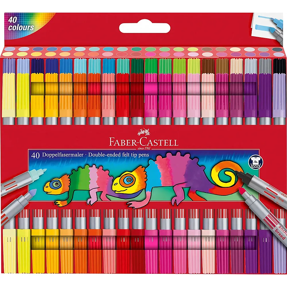 Faber-Castell Doppelfasermaler - 40 Teile