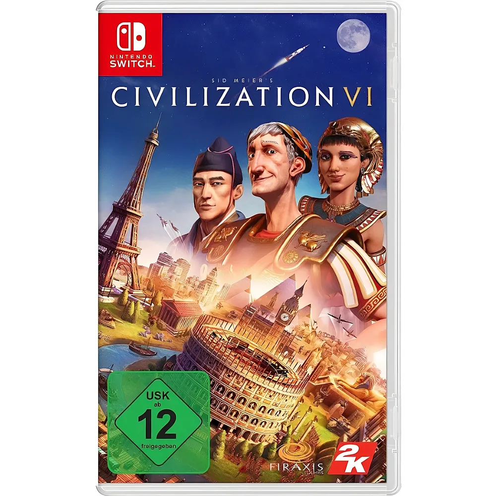 2K Games Switch Civilization 6 Code in a Box