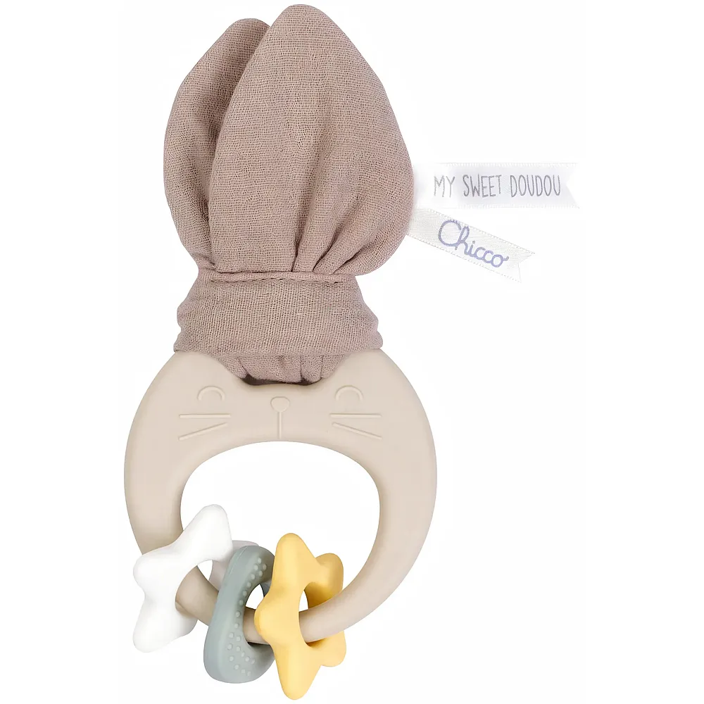 Chicco Sanfter Beissring Hase Baby Zahnung - 19 cm
