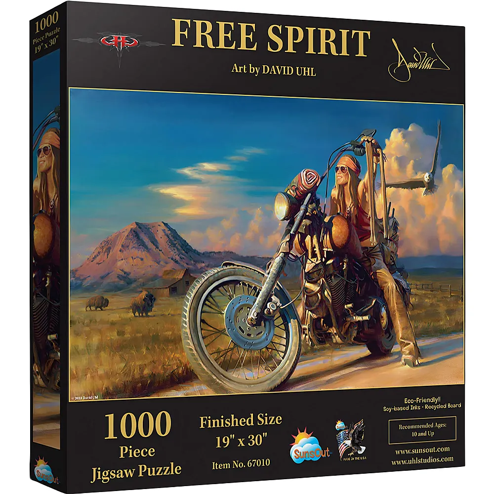 SunsOut Puzzle David Uhl Free Spirit - 1000 Teile