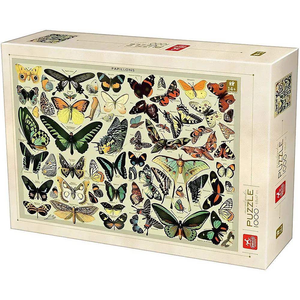 DToys Puzzle Enzyklop�die Schmetterlinge - 1000 Teile