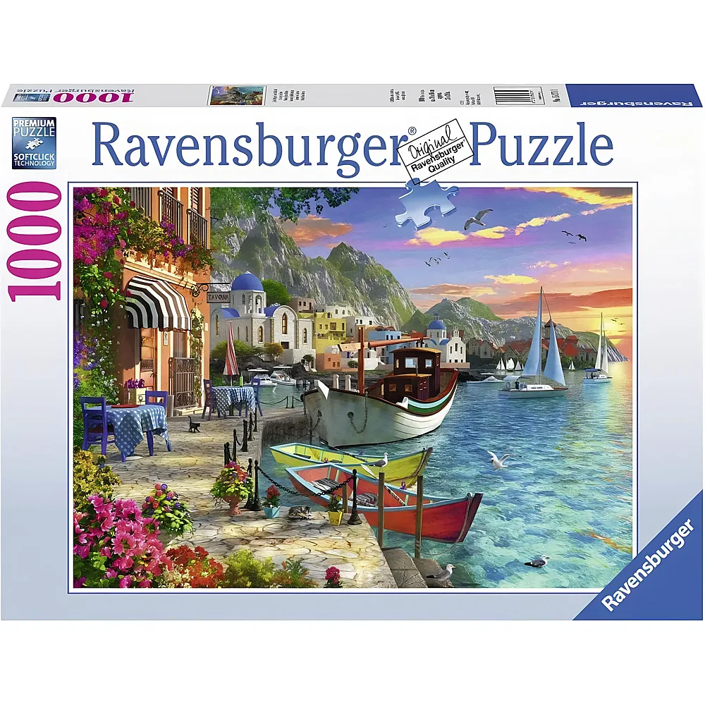 Ravensburger Puzzle Dominic Davison - Grandioses Griechenland - 1000 Teile