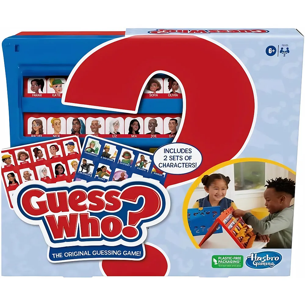 Hasbro Gaming Hasbro Brettspiel Guess Who - Klassisches Familienspiel f�r Kinder EN