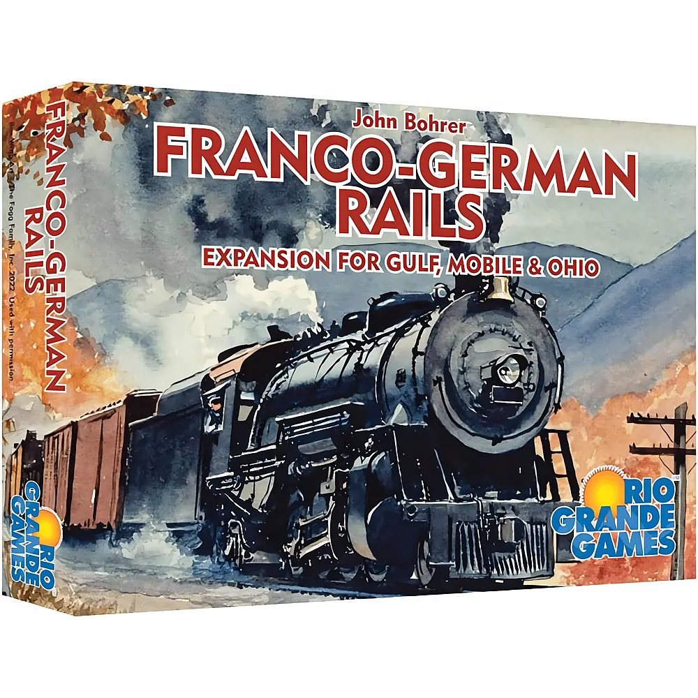 Rio Grande Games Franco-German Rails - English
