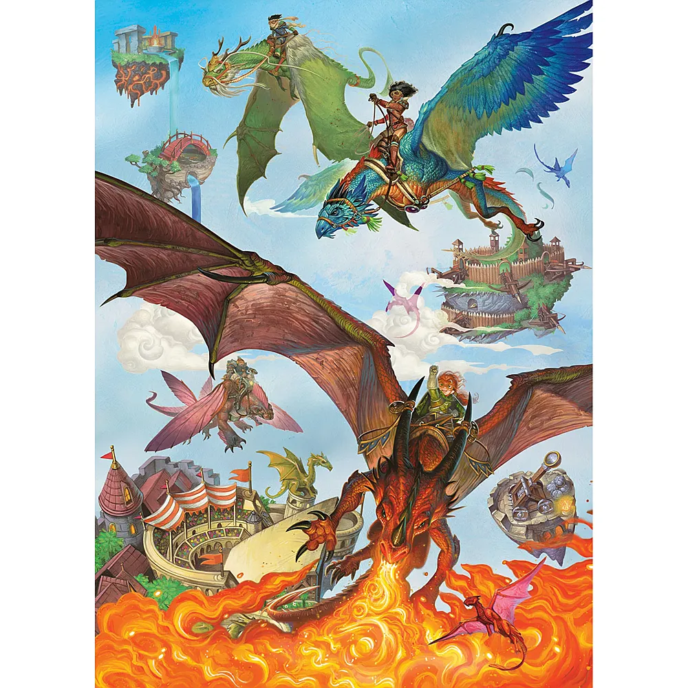 Cobble Hill Puzzle XXL Pieces - Dragon Flight 350Teile - Suche