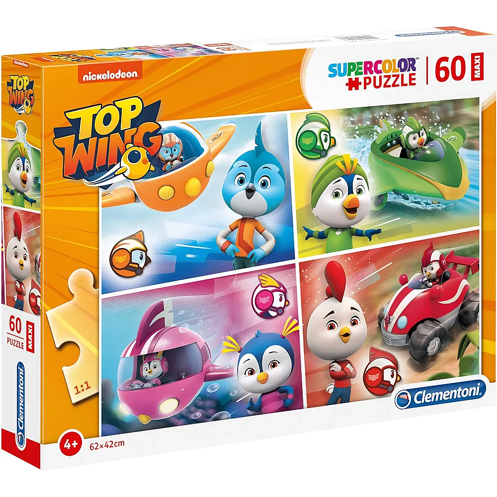 Clementoni Puzzle Supercolor Top Wing - 60 Teile