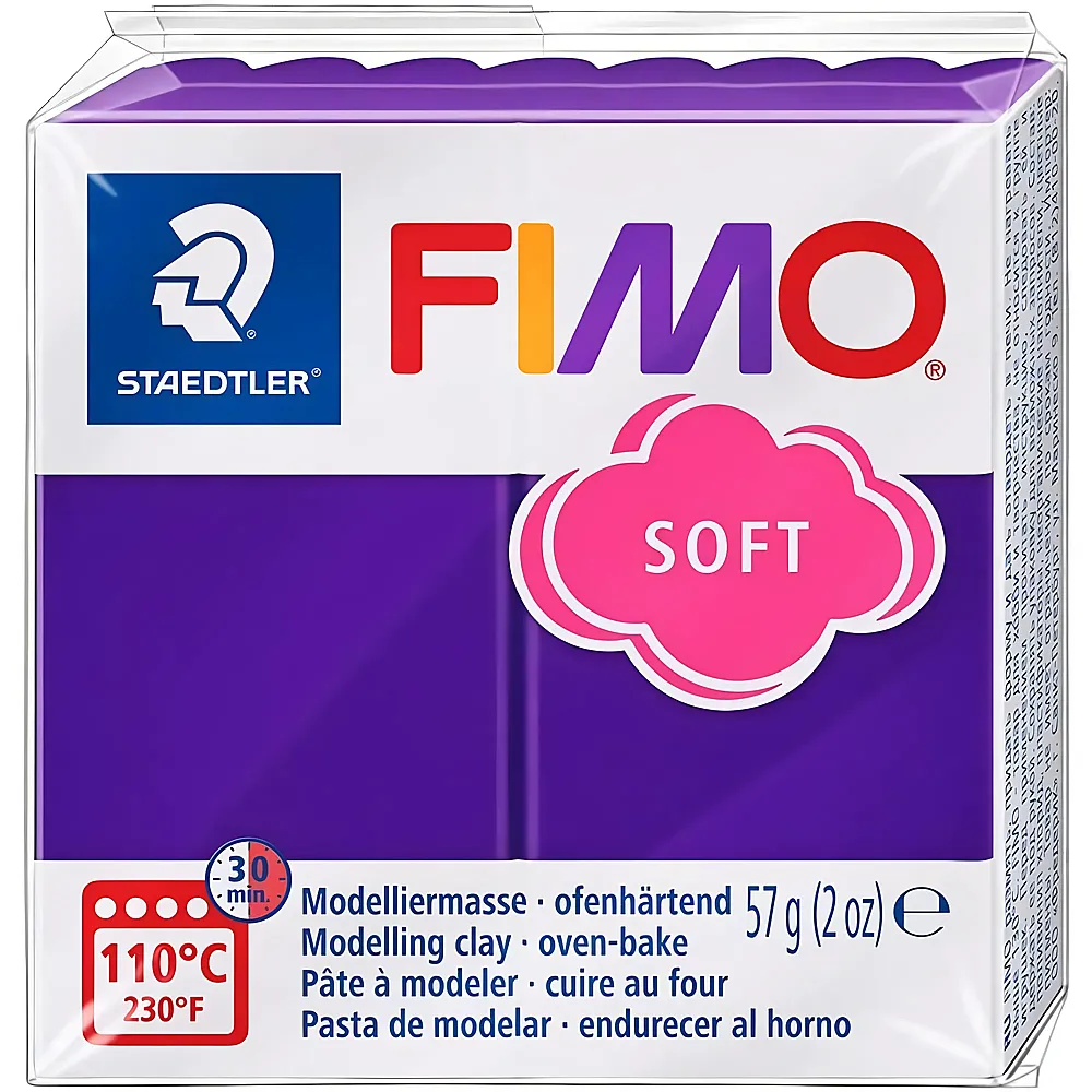Fimo Soft Modelliermasse Pflaume - 57 g
