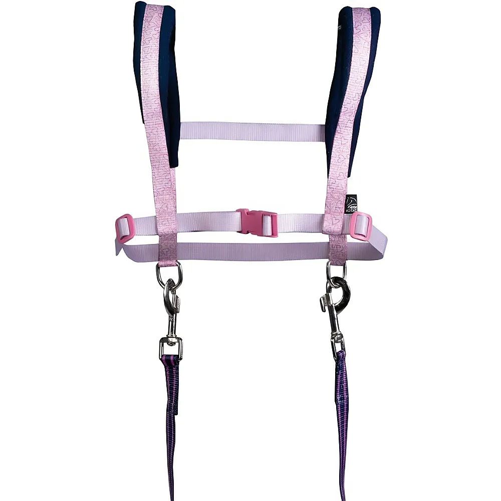 HKM Pferdegeschirr Funny Horses Hearts Rosa