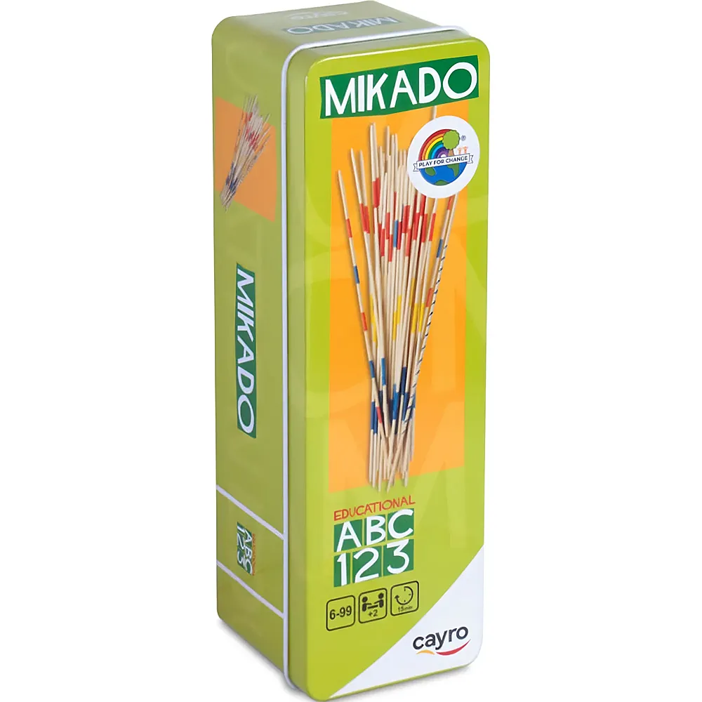 meinspielzeug - Cayro Games Mikado in Metallbox | Geschicklichkeitsspiele