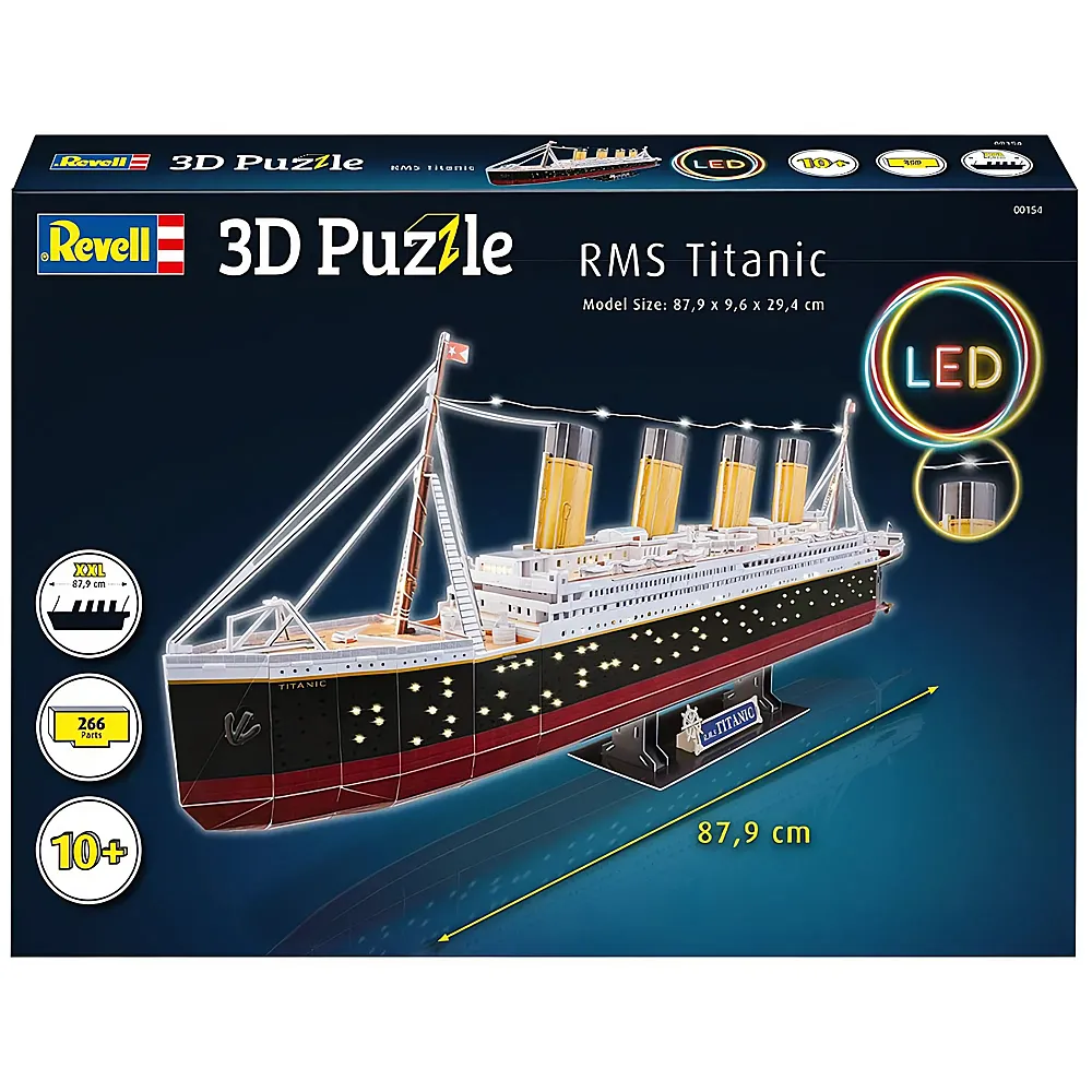 Revell Puzzle RMS Titanic LED 266Teile