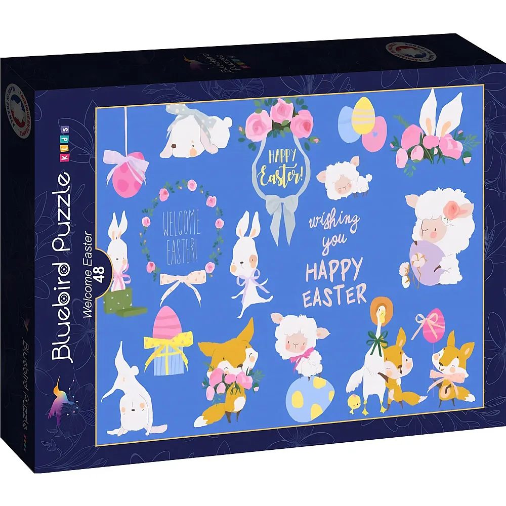 Bluebird Puzzle Welcome Easter - 48 Teile