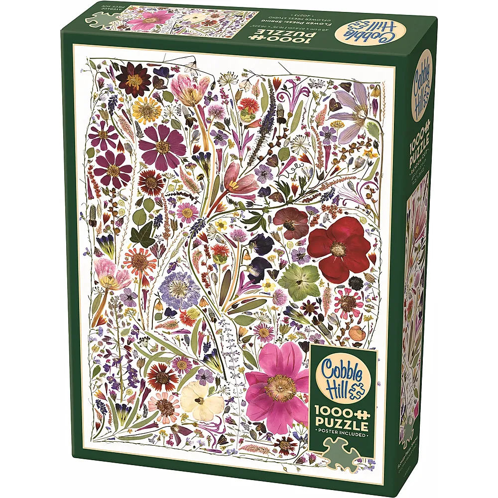 Cobble Hill Puzzle Bl�tenpresse: Fr�hling - 1000 Teile