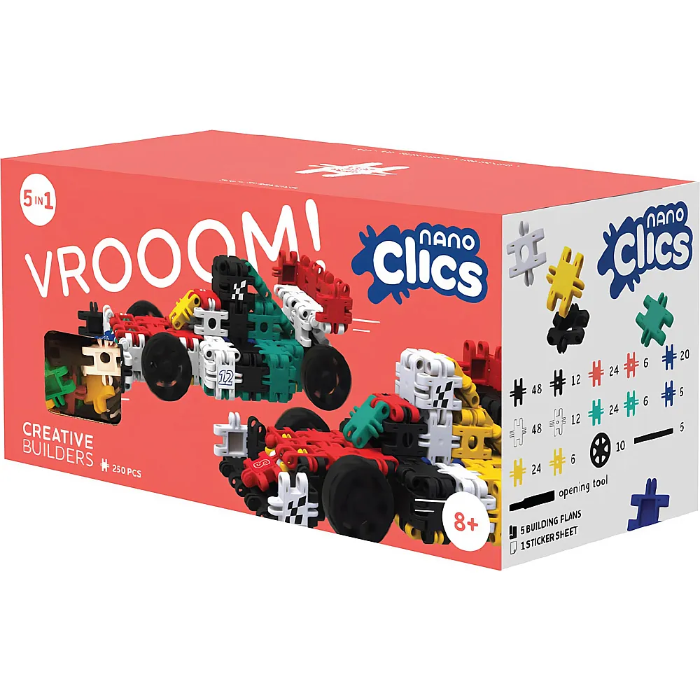 Clics Nano Creative Builders - 250 Teile