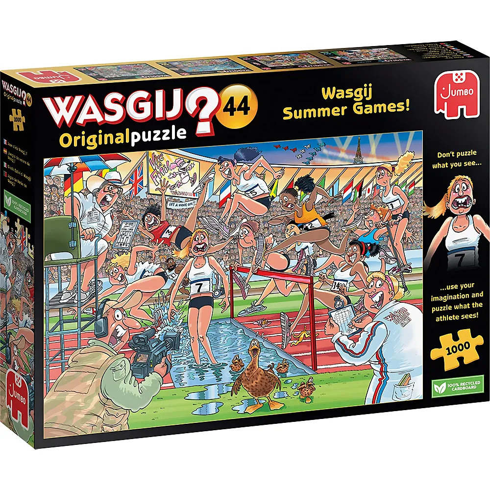 Jumbo Puzzle Original WASGIJ Orginal 44 Summer Games 1000Teile