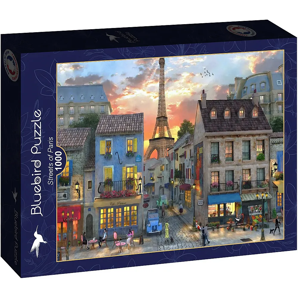 Bluebird Puzzle Dominic Davison Streets of Paris 1000Teile
