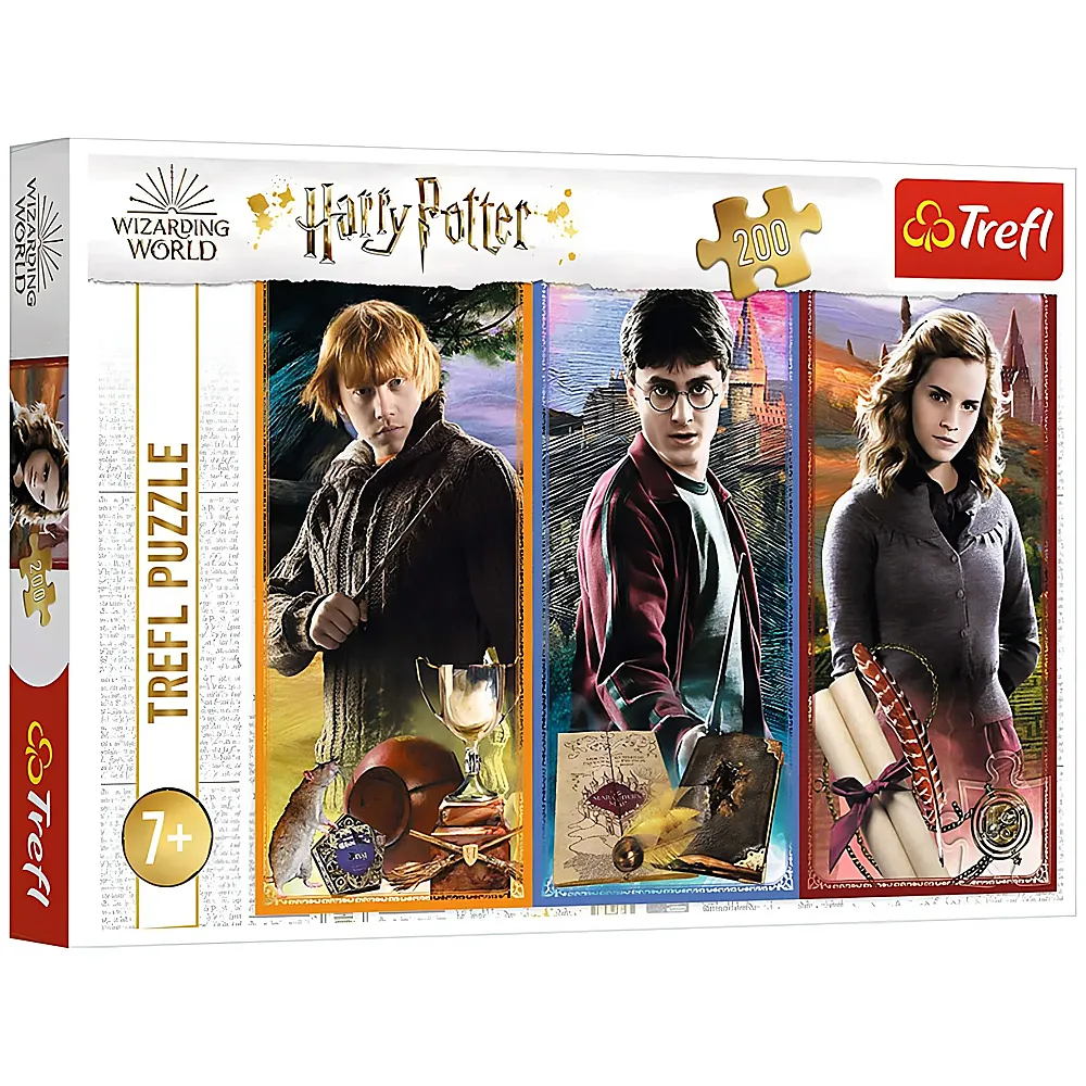 Trefl Puzzle Harry Potter In der Welt der Magie und Hexerei 200Teile | Puzzle 105-300 Teile