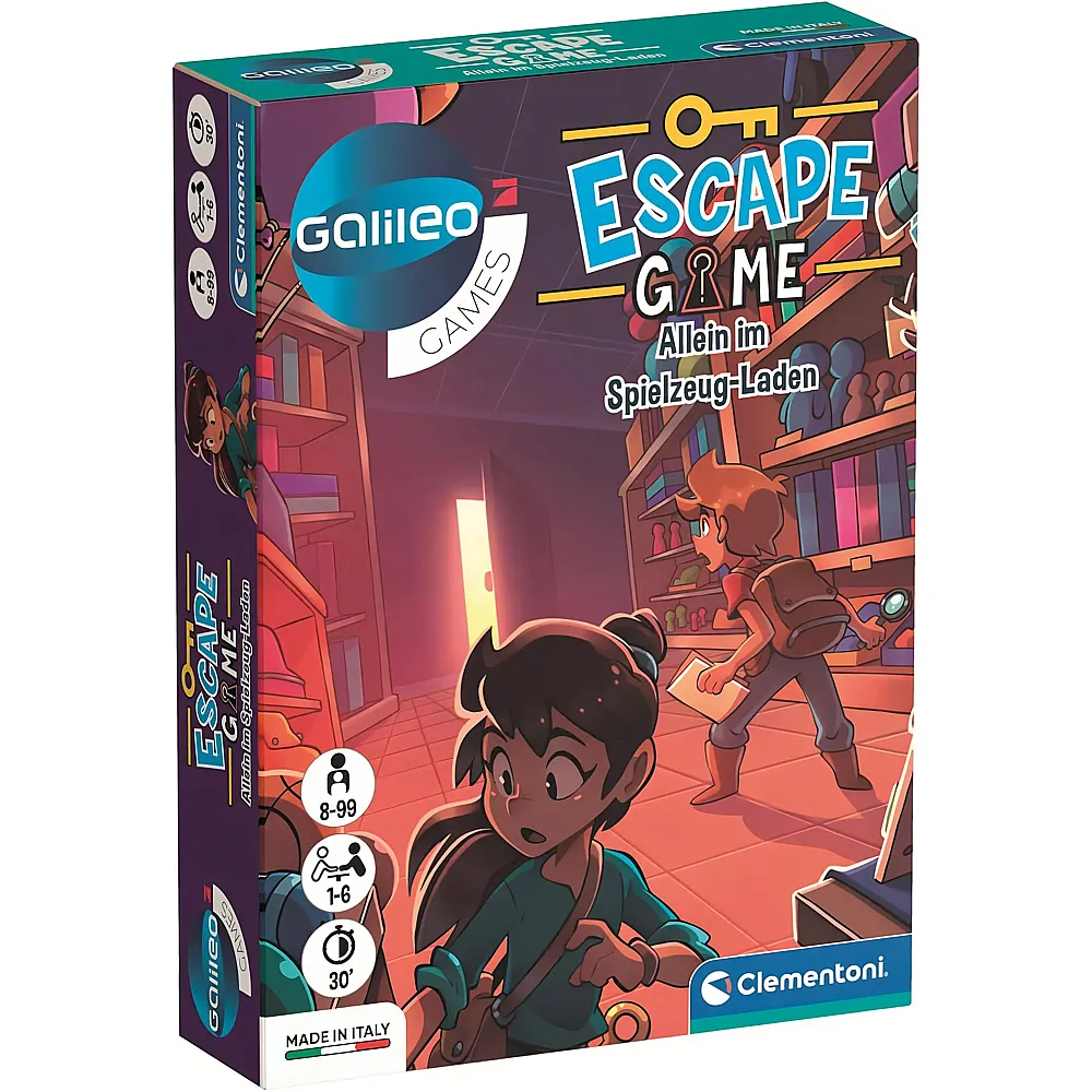 Clementoni Galileo Escape - Allein im Spielzeug-Laden