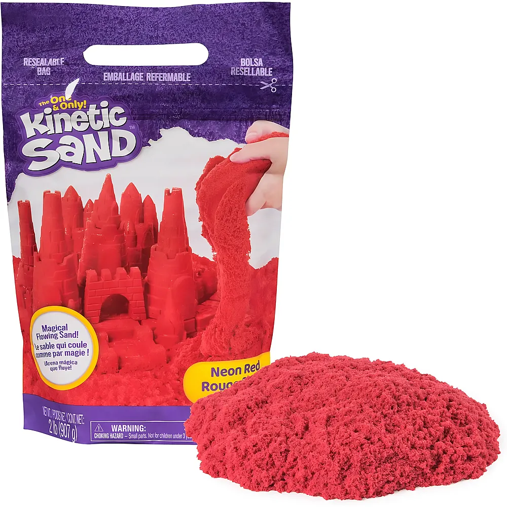Spin Master Kinetic Sand Kinetischer Sand Rot 907g