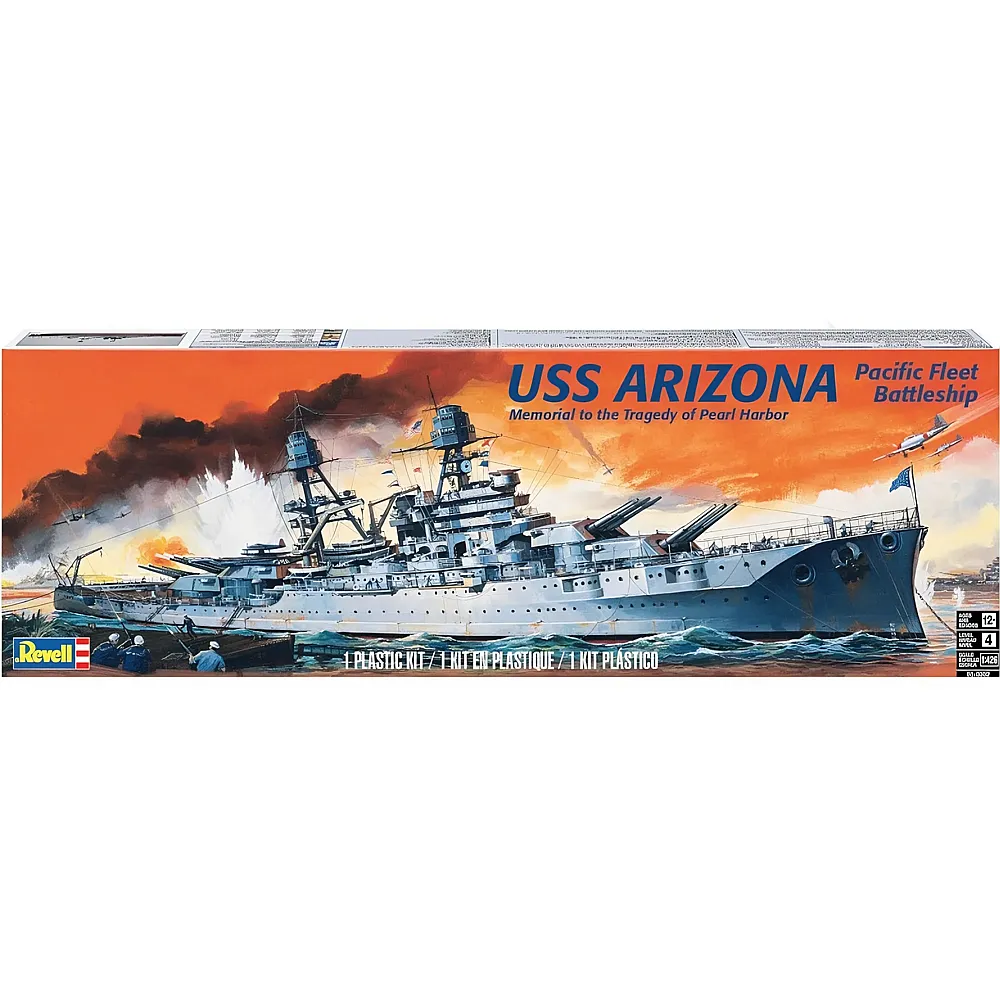 Revell Level 4 USS Arizona Battleship
