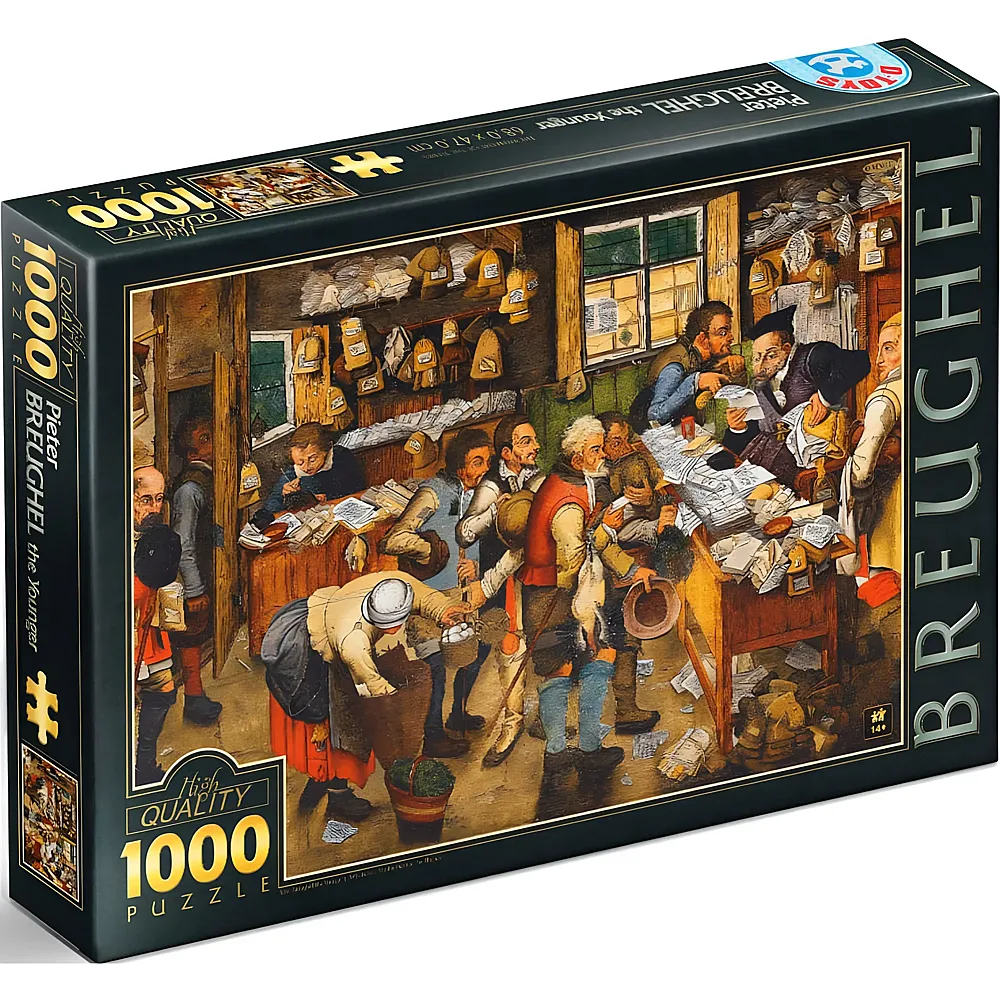 DToys Puzzle Pieter Brueghel: Bezahlung des Zehnten 1000Teile