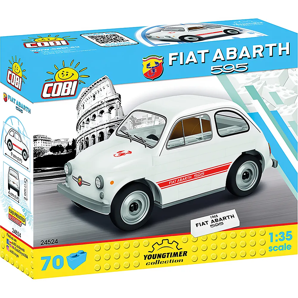 COBI Youngtimer Collection Fiat Abarth 595 24524