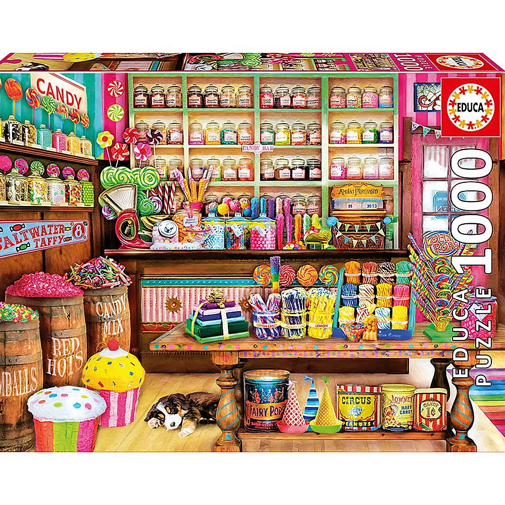 Educa Puzzle The Candy Shop 1000Teile