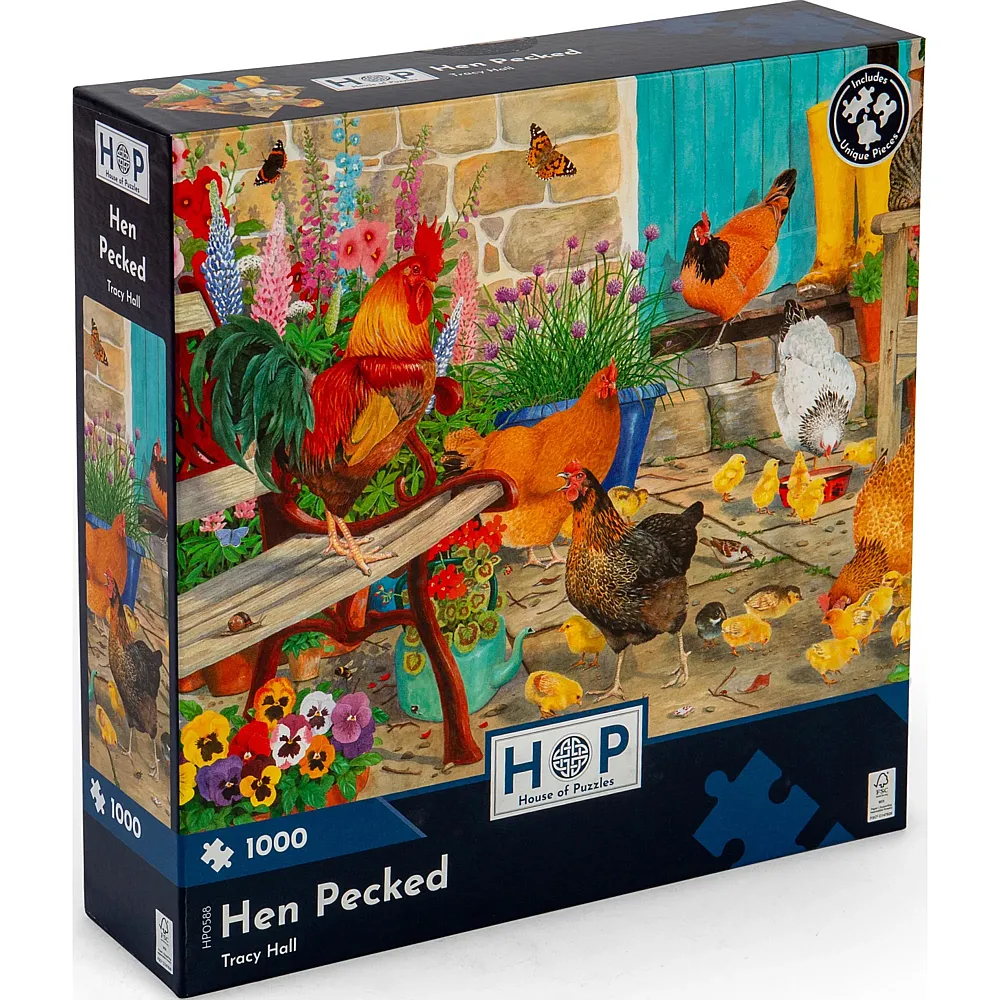 HOP - House of Puzzles Hen Pecked - 1000 Teile