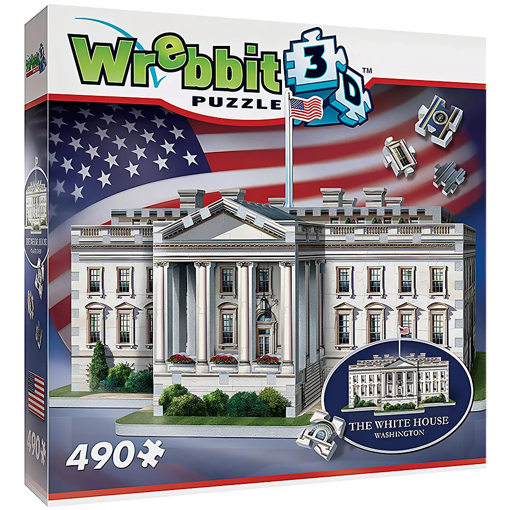 Wrebbit Puzzle The Classics The Withe House 490Teile