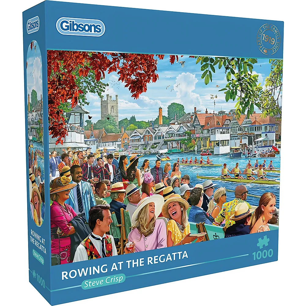 Gibsons Puzzle Steve Crisp Rudern auf der Regatta 1000Teile