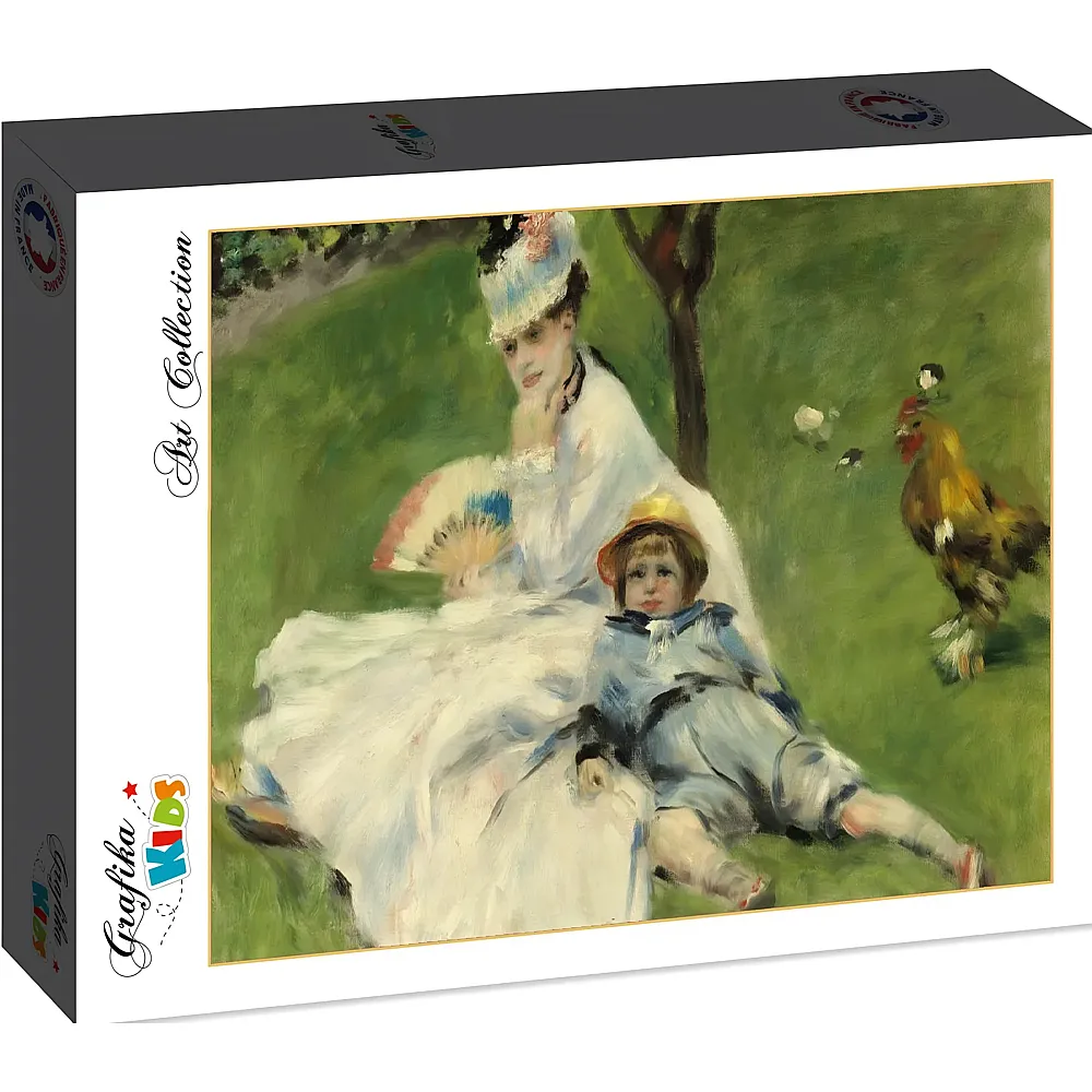 Grafika Puzzle Art Collection Auguste Renoir Grafika Kids Madame Monet and Her Son, 1874 - 12 Teile