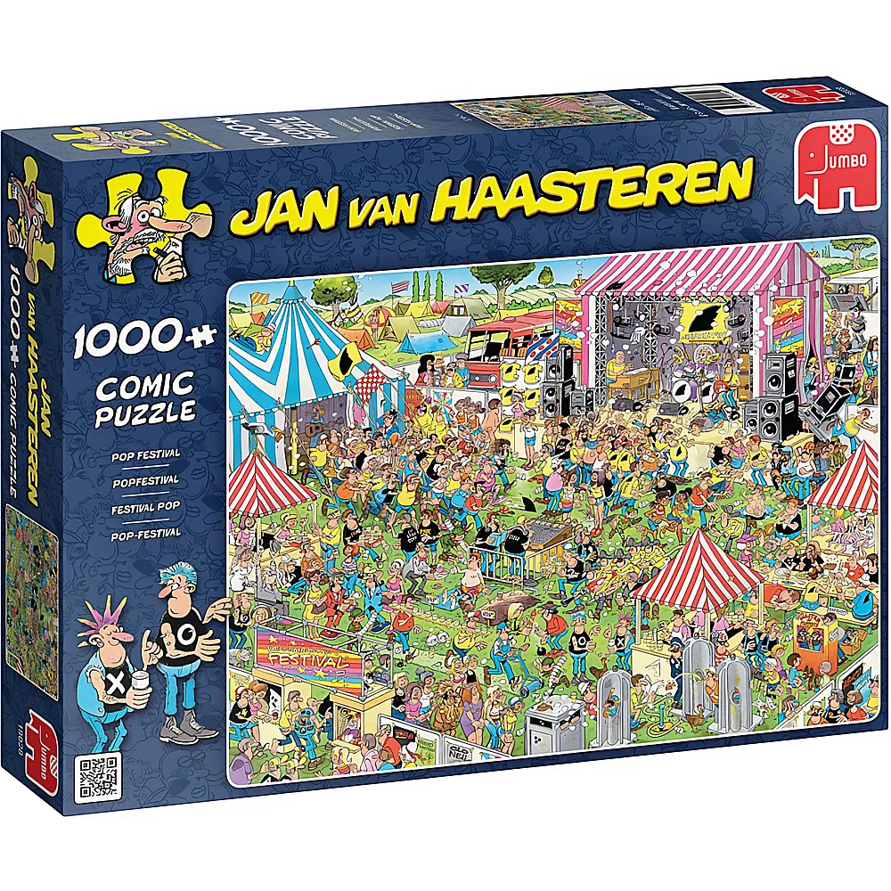 Jumbo Puzzle Jan van Haasteren Pop-Festival 1000Teile