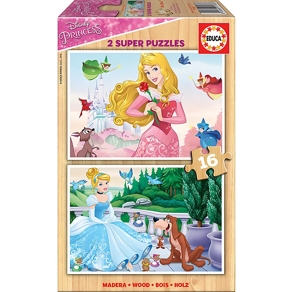 Educa Puzzle Disney Princesses 2x16