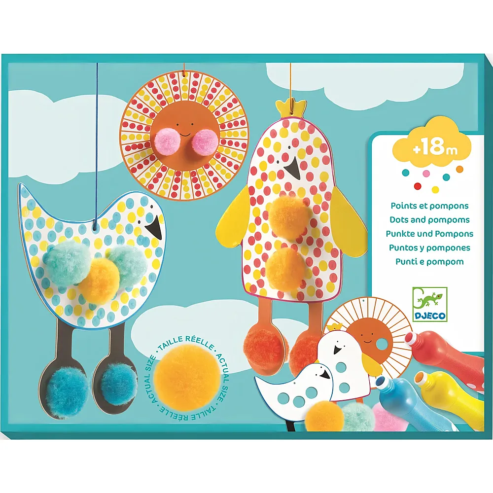 Djeco Punkte und Pompons Am Himmel
