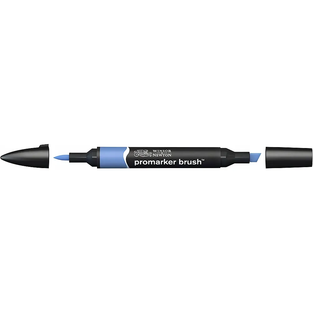 meinspielzeug - Winsor & Newton Promarker Brush mit 2 Spitzen Chinablau | Farbe & Kreide