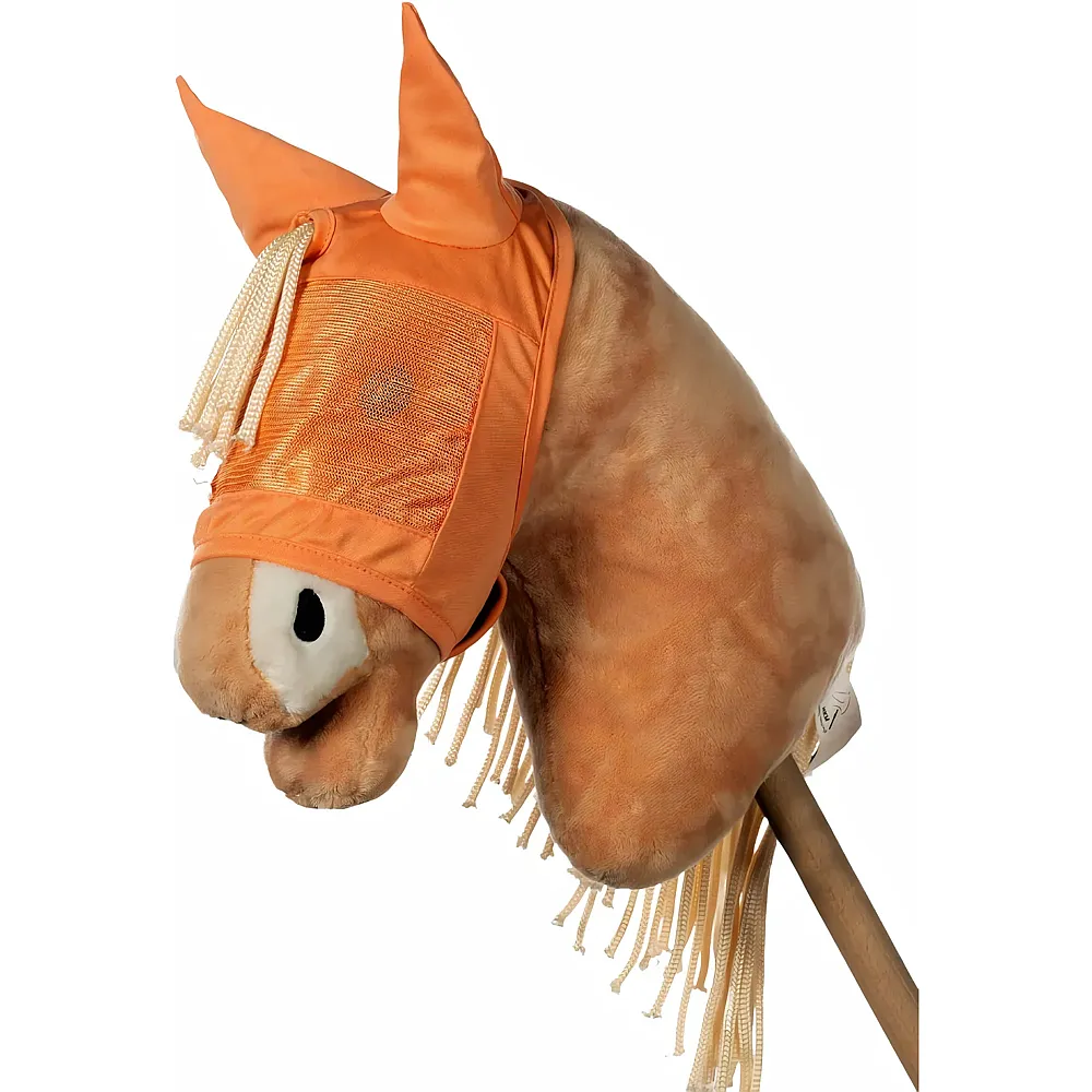 HKM Kids Hobby Horsing Fliegenschutzmaske Orange - Reittiere