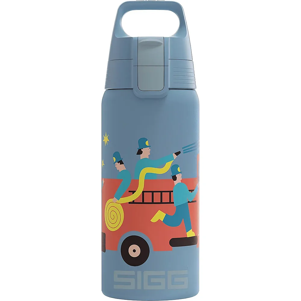 meinspielzeug - Sigg Shield Therm One Isolierte Trinkflasche Pompiers - 500 ml | Essen & Trinken