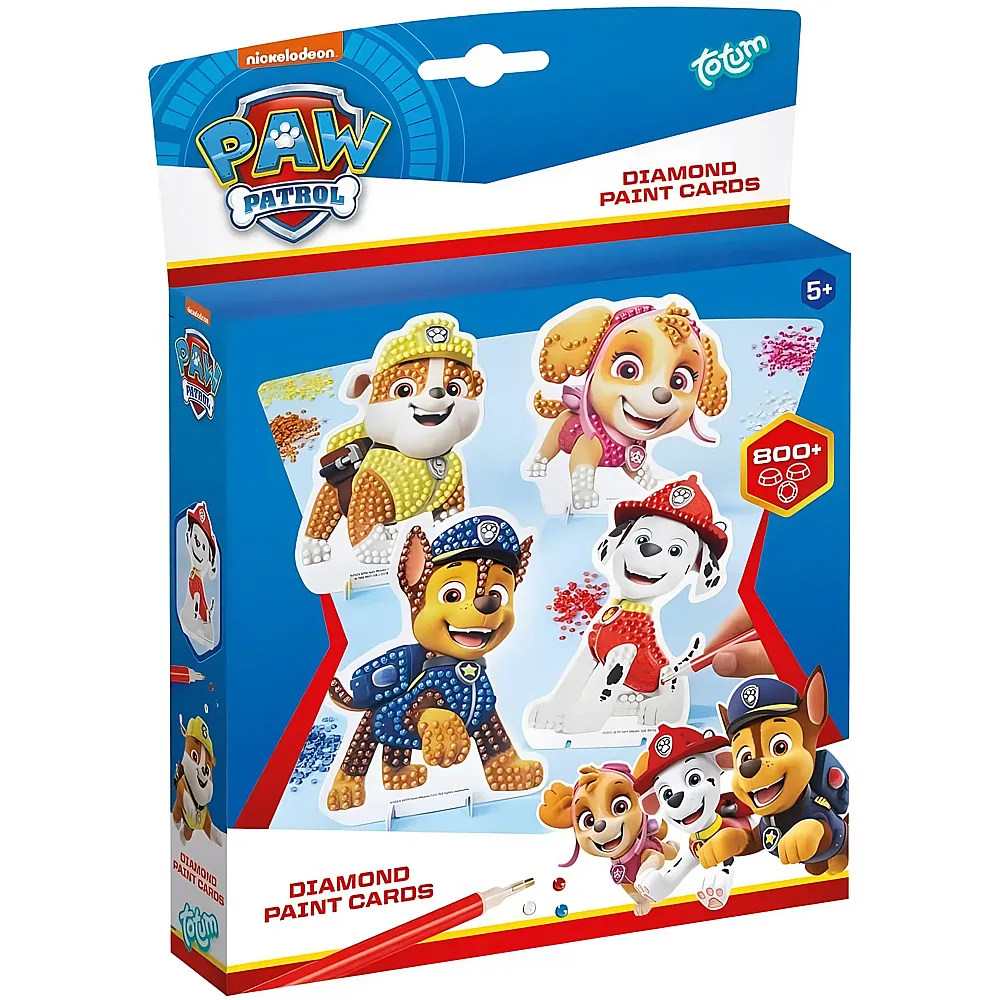 Totum Paw Patrol Diamantmalerei-Bastelset
