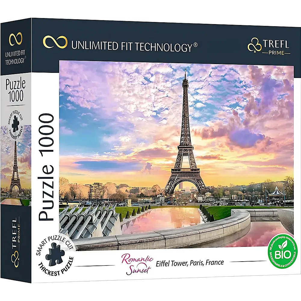 Trefl Puzzle Romantic Sunset: Eiffel Turm, Paris 1000Teile