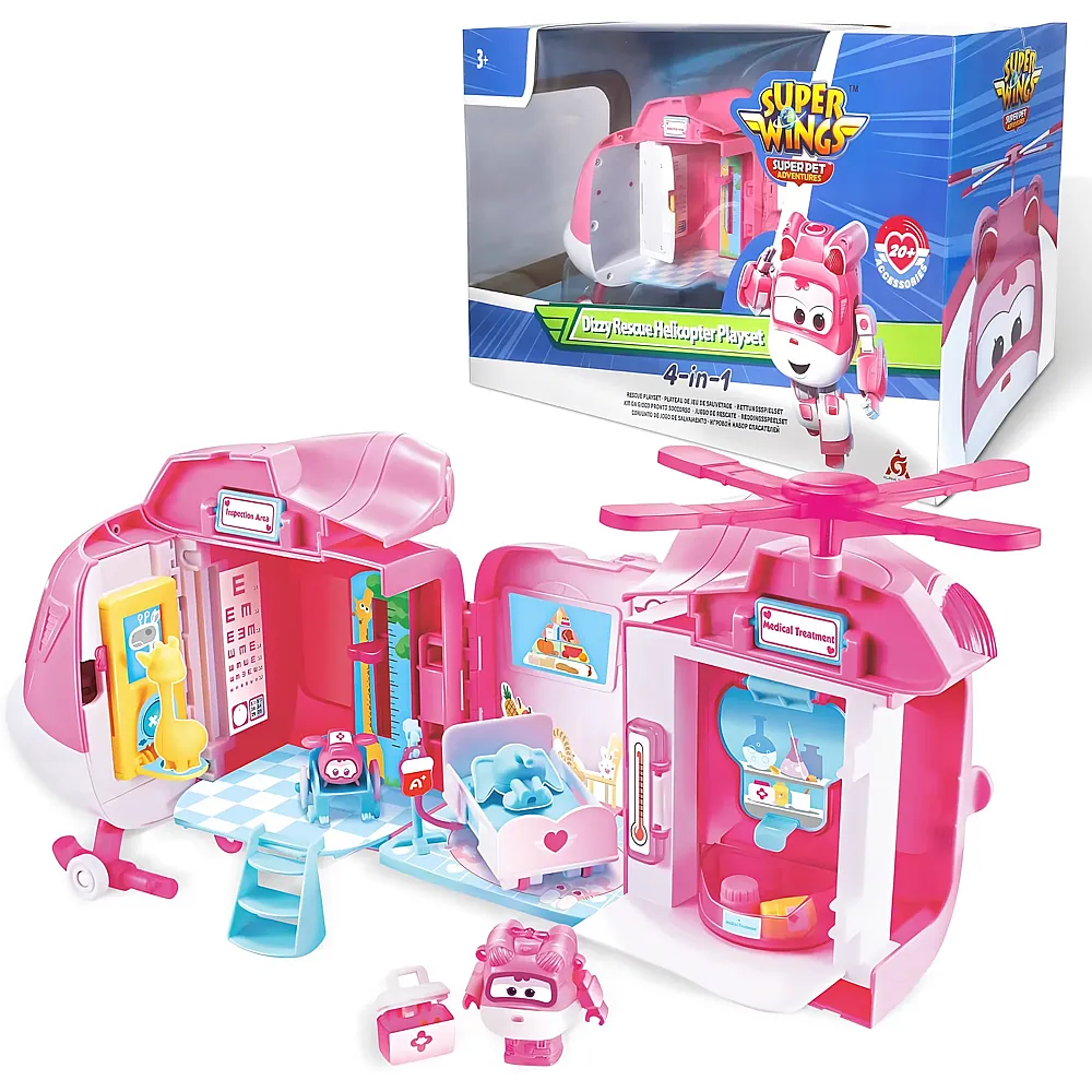 Alpha Toys Super Wings 4in1 Dizzy Rescue Helicopter