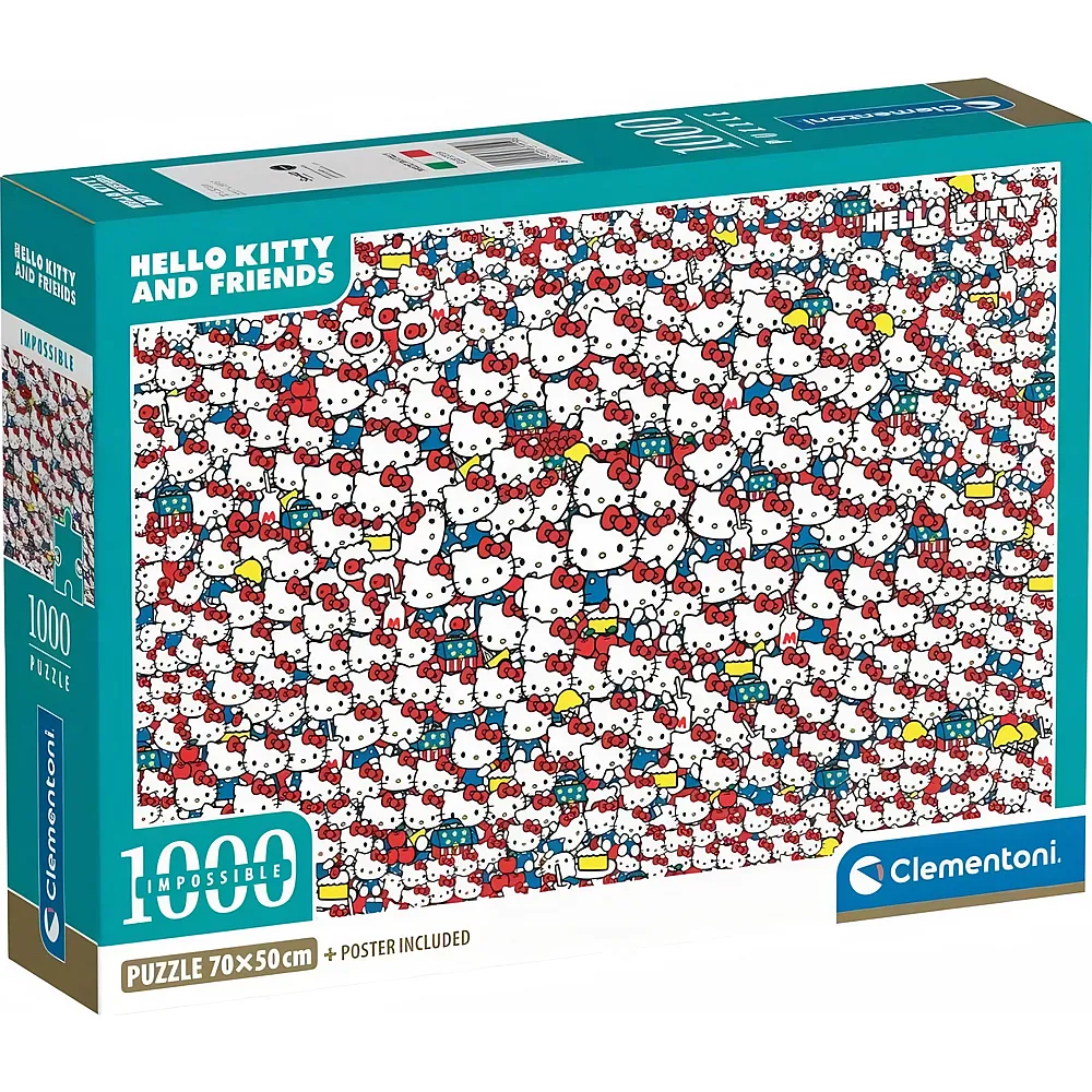 Clementoni Puzzle Hello Kitty and Friends - 1000 Teile