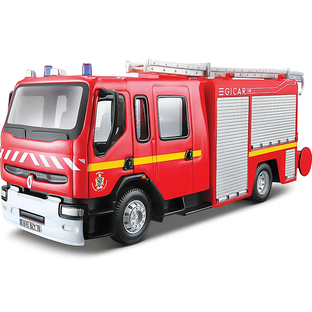 Bburago Renault Premium Feuerwehr 1:50 | Schutz & Rettung