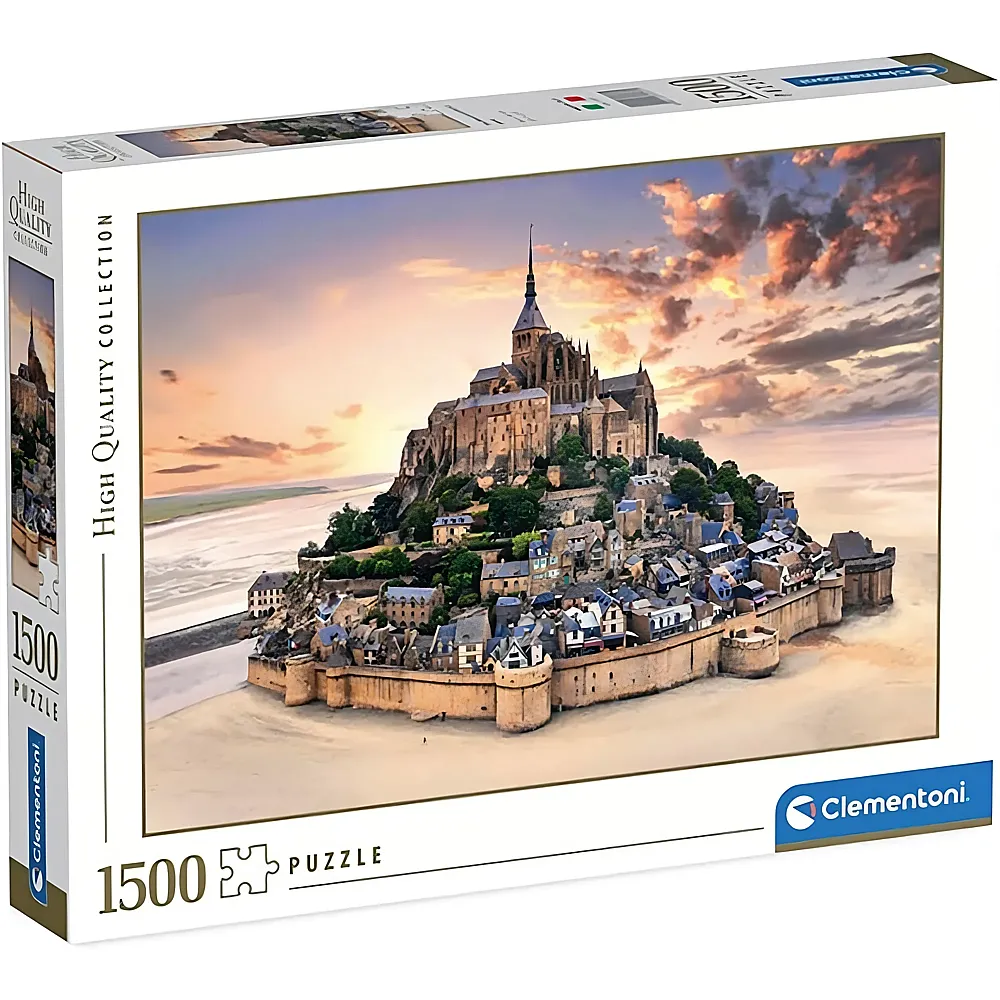 Clementoni Puzzle High Quality Collection Mont Saint-Michel 1500Teile